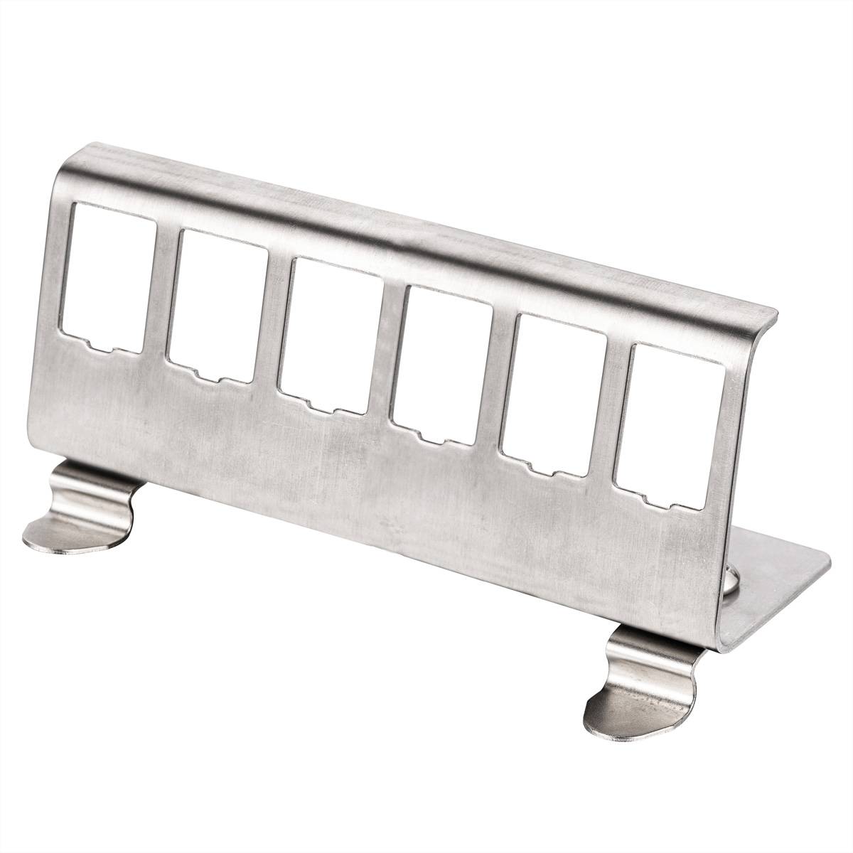 Roline Hutschienen-Adapter unbest&uuml;ckt, f DIN-rail DIN-railadapter niet uitgerust, voor zes Keystone-modules en -koppelingen... 21.13.1317 Zilver