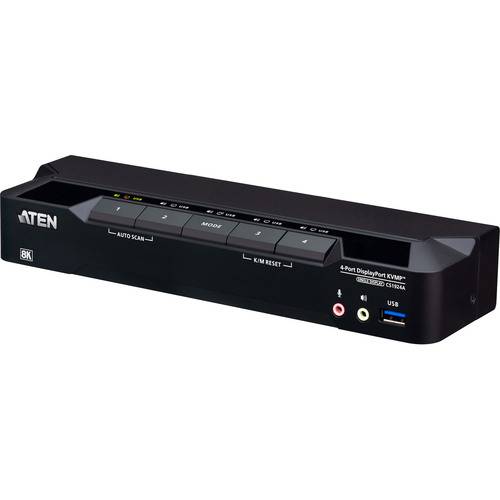 ATEN CS1924A 4-Port USB 3.0 8K DisplayPo KVM-switch DisplayPort 7680 x 4320 Pixel