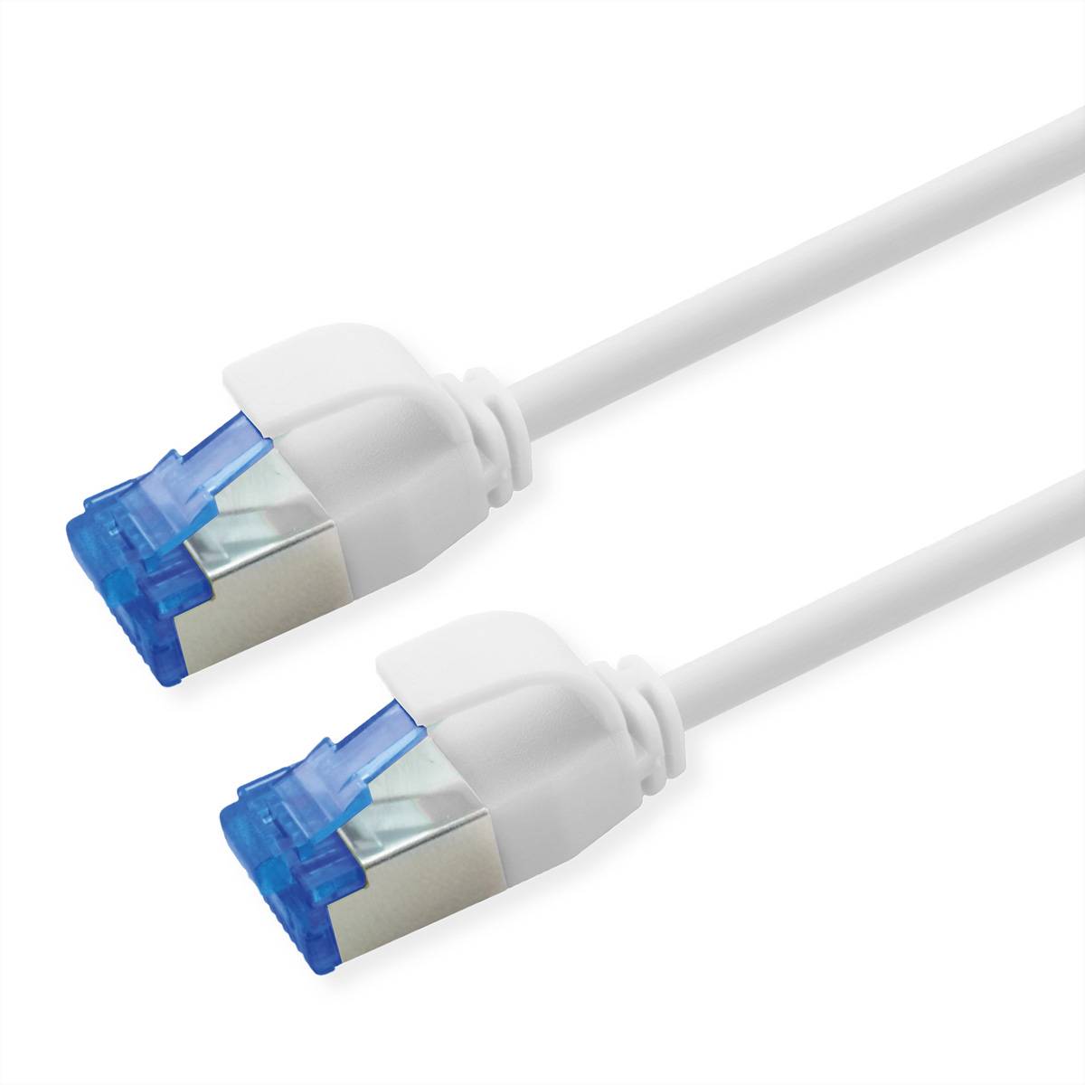 Roline 21.15.4365 RJ45 sieťové káble, prepojovacie káble CAT 6A S/FTP 5.00 m biela flexibilný, bez halogénov, samozhášav-0