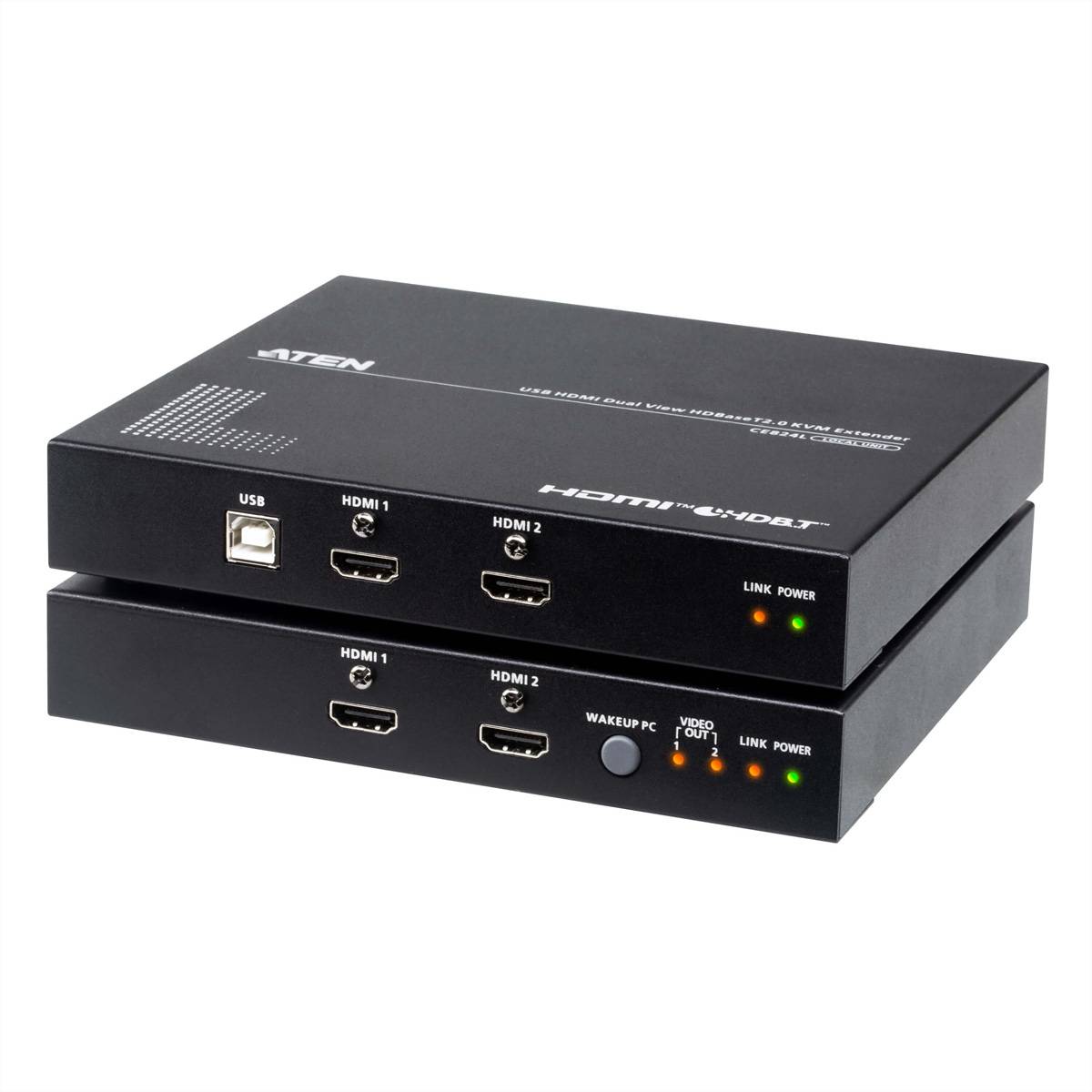 ATEN CE824 USB-HDMI-Dual-View-HDBase 2.0 KVM-extender