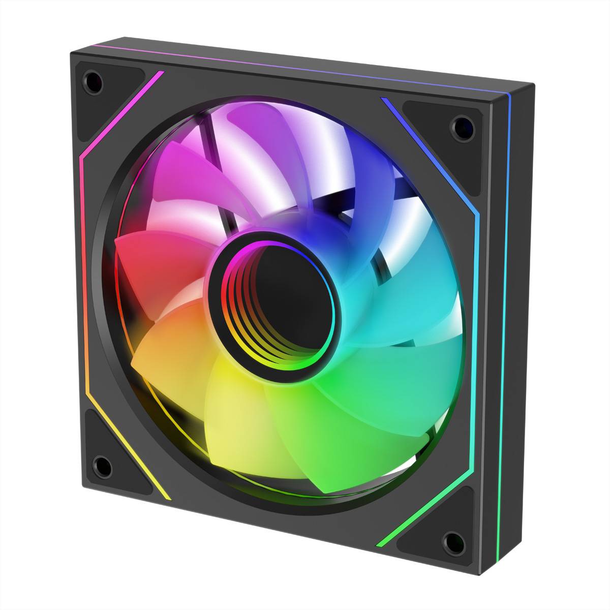 Xilence XF078 Reverse Geh&auml;usel&uuml;fter, mit PC-ventilator Zwart (b x h x d) 120 x 25 x 120 mm