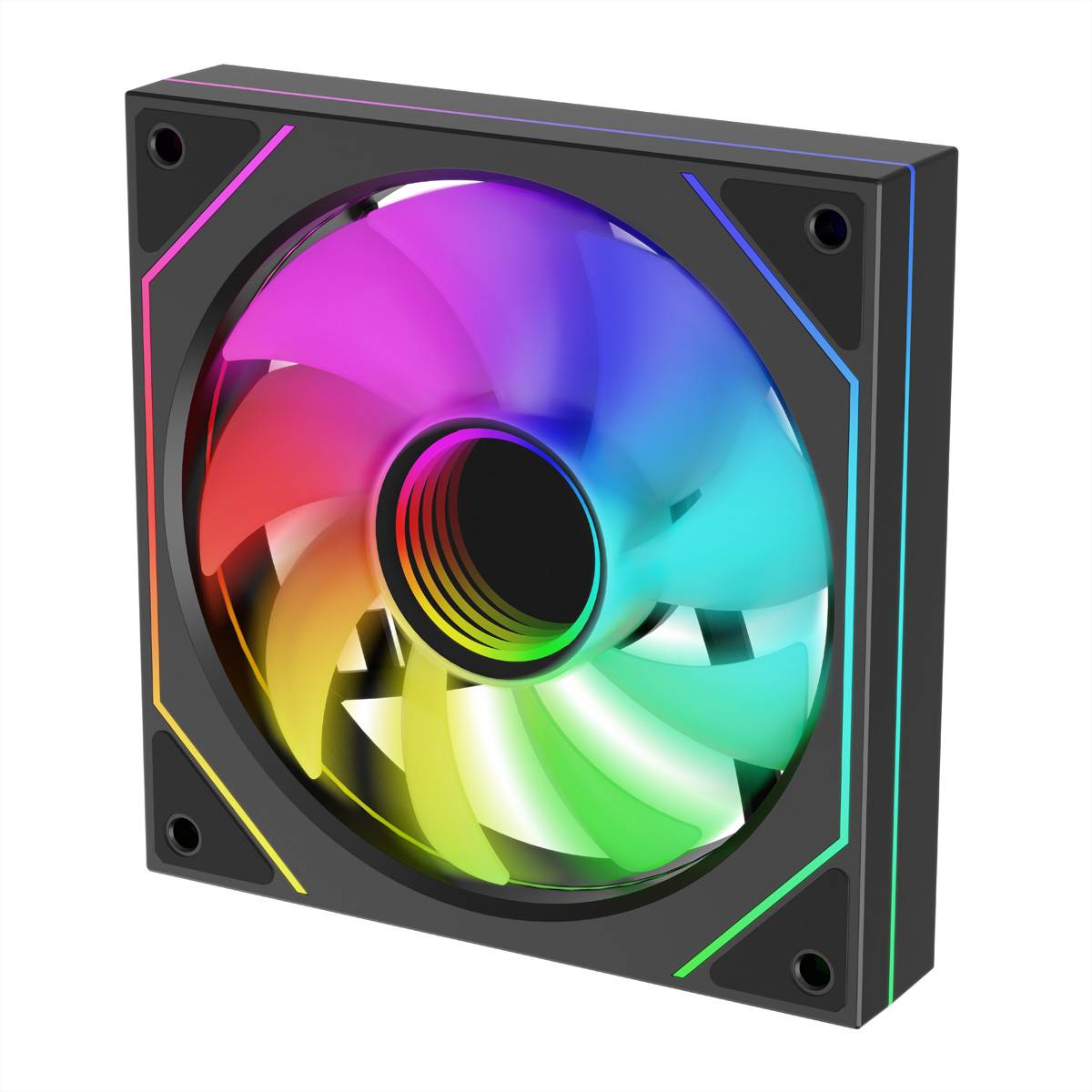 Xilence XF076 Geh&auml;usel&uuml;fter, mit Infinit PC-ventilator Zwart (b x h x d) 120 x 25 x 120 mm
