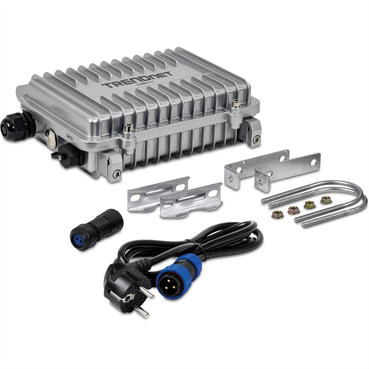 TrendNet TRENDNET - Industrial Outdoor 10G SFP+ - Converter - Power over Ethernet konvertor médií-1