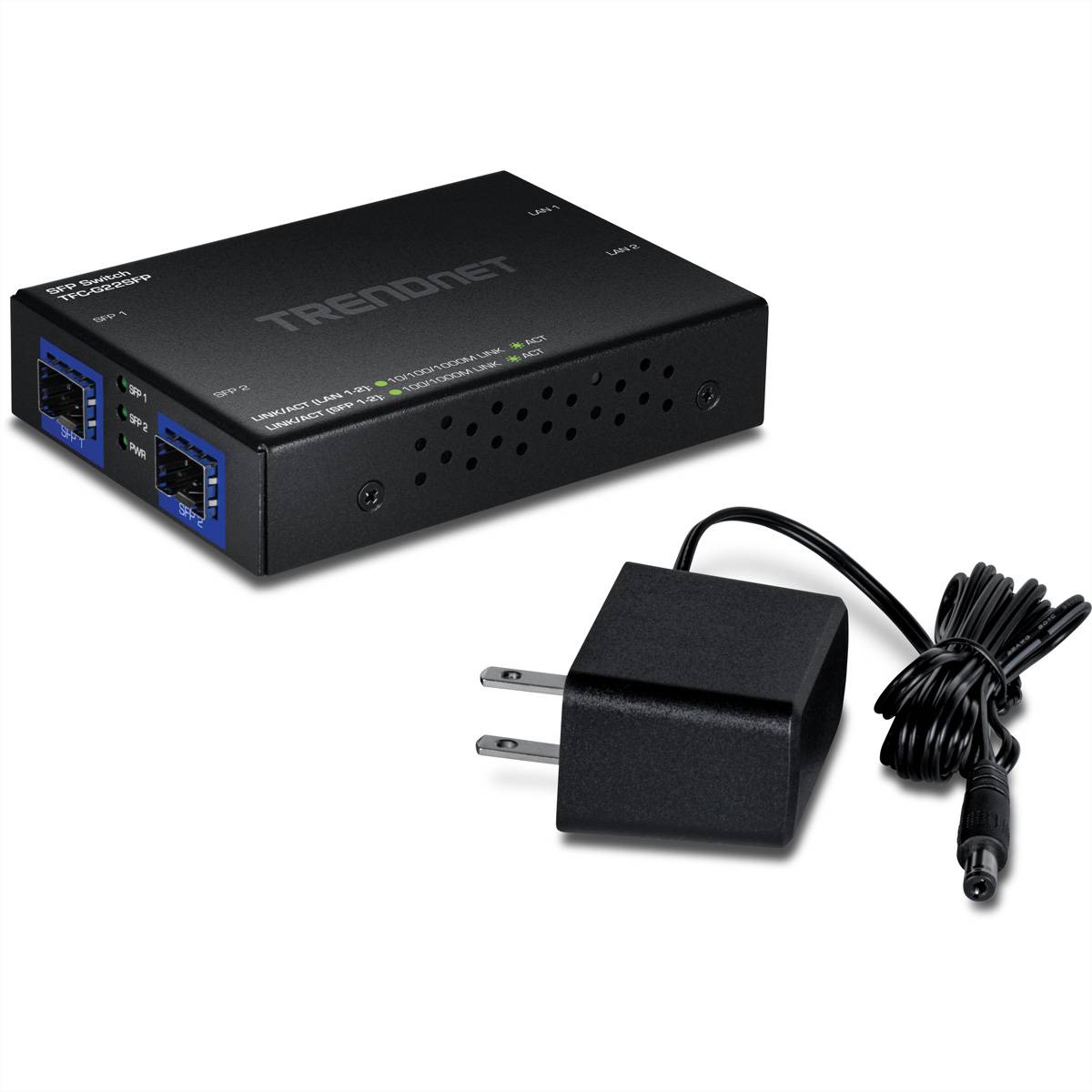 TrendNet Trendnet TFC-G22SFP, Unmanaged, Gigabit Ethernet (10/100/1000), Vollduplex sieťový switch-1