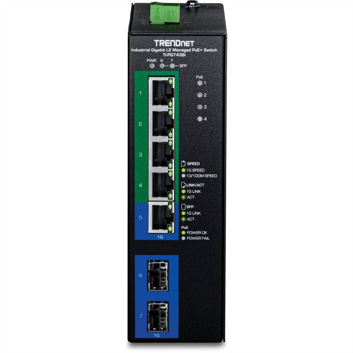 TrendNet TRENDNET - Industrial L2 - Switch - 1 Gbps sieťový switch 10 / 100 / 1000 MBit/s-2