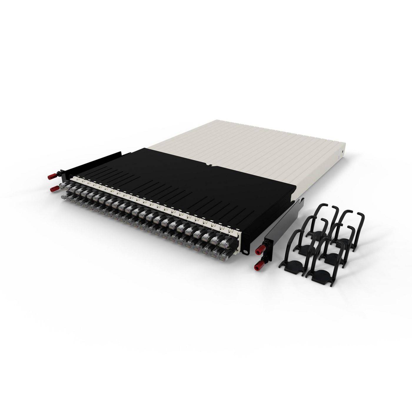 Patchbox PATCHBOX - .one 30RU STP Schwarz - Kabel - Netzwerk skriňa sieťovej rozvodne - káblové vedenie 30 U-4