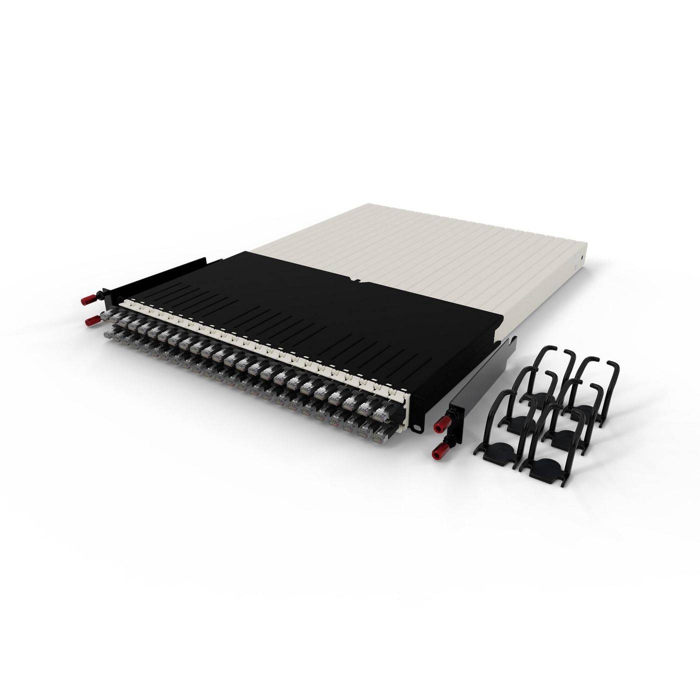 Patchbox PATCHBOX - .one 30RU STP Schwarz - Kabel - Netzwerk skriňa sieťovej rozvodne - káblové vedenie 30 U-2