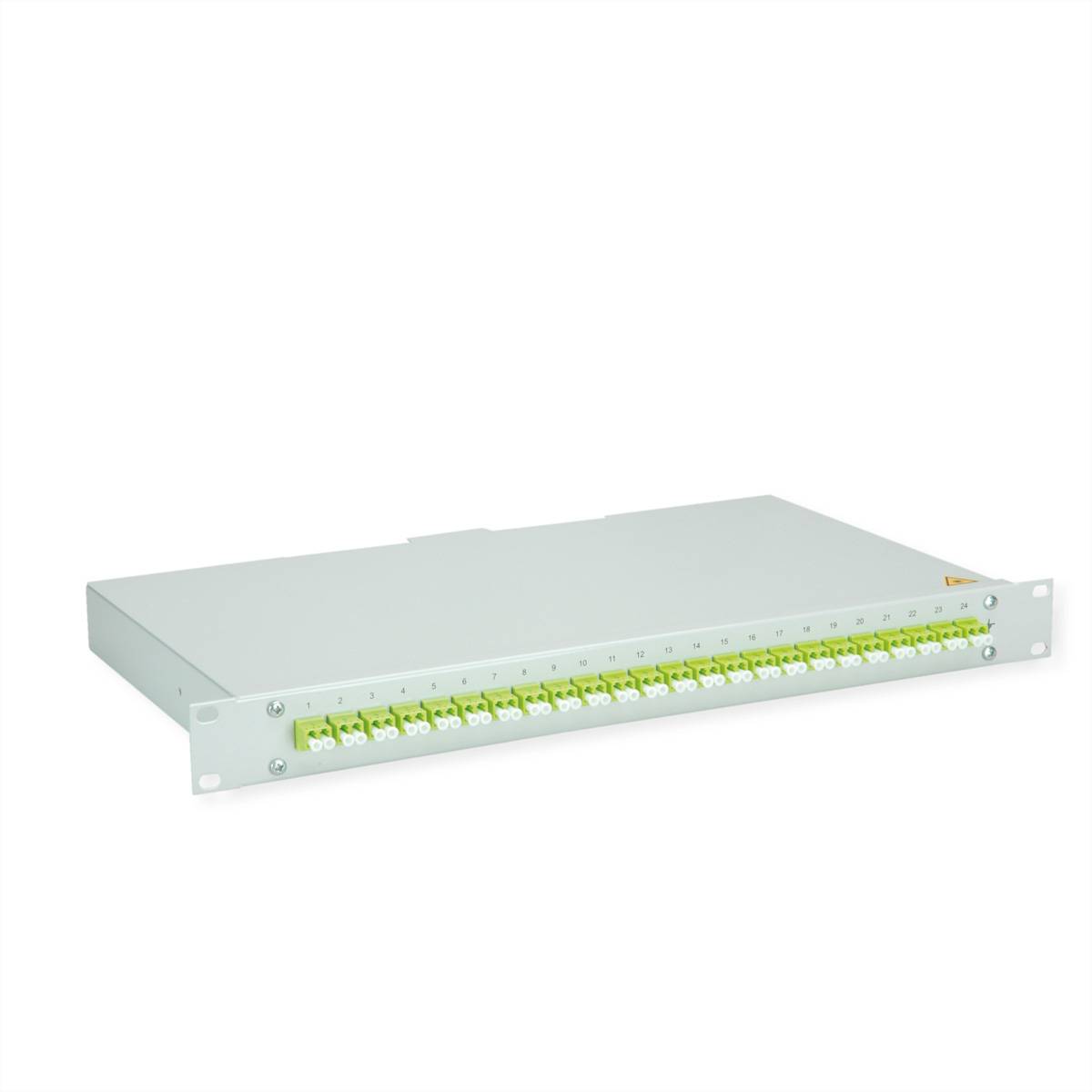 Teleg&auml;rtner BASIS eco LWL-Panel mit Kupp Glasvezel 1 HE Grijs