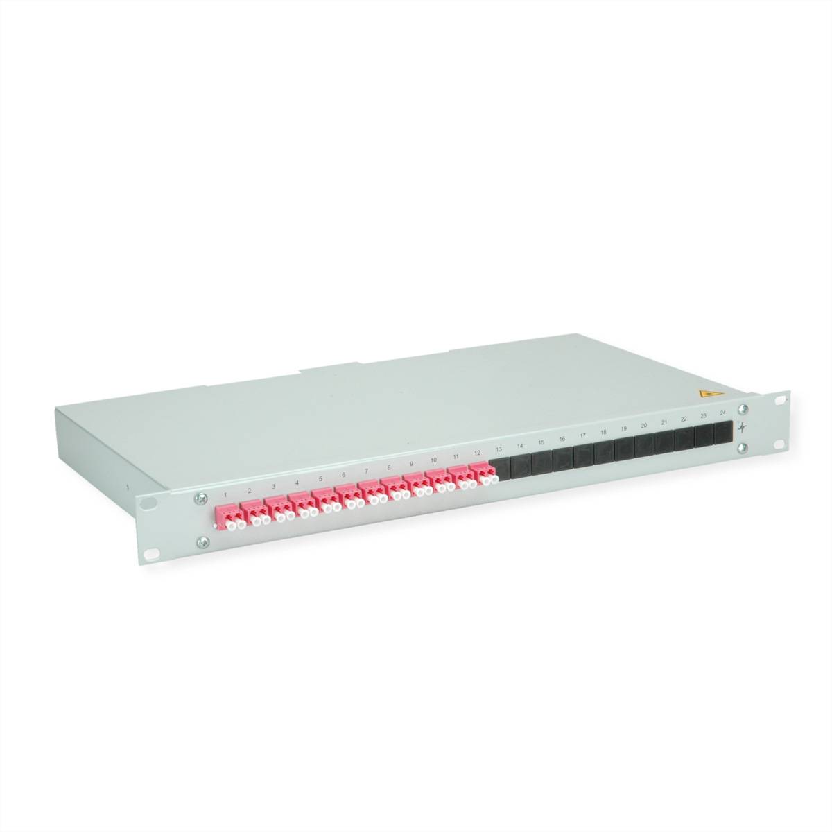 Teleg&auml;rtner BASIS eco LWL-Panel mit Kupp Glasvezel 1 HE Grijs