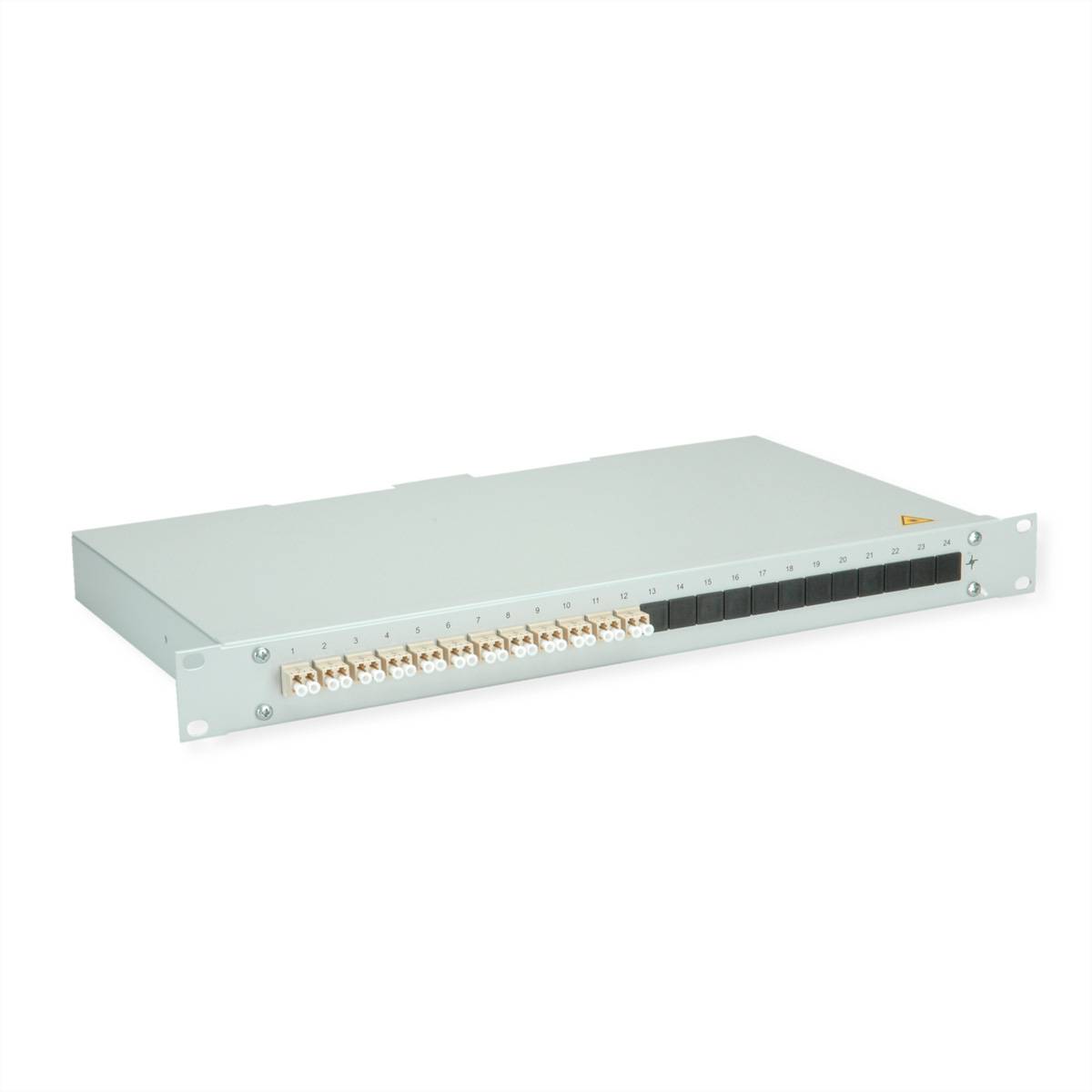 Teleg&auml;rtner BASIS eco LWL-Panel mit Kupp Glasvezel 1 HE Grijs