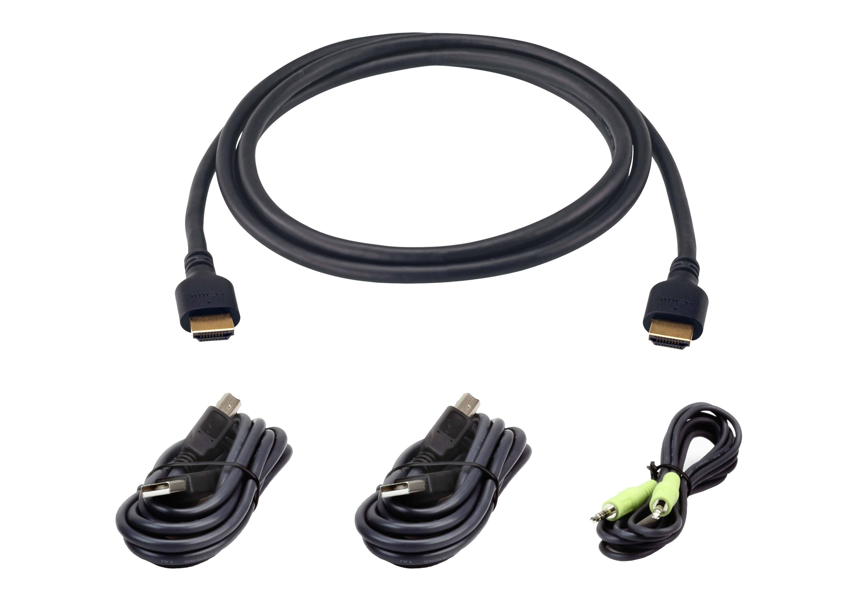 ATEN KVM Adapter 1.8 m Zwart