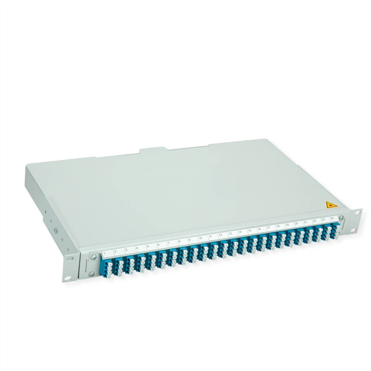 Teleg&auml;rtner BASIS V LWL-Panel mit Kupplu Glasvezel 1 HE Grijs