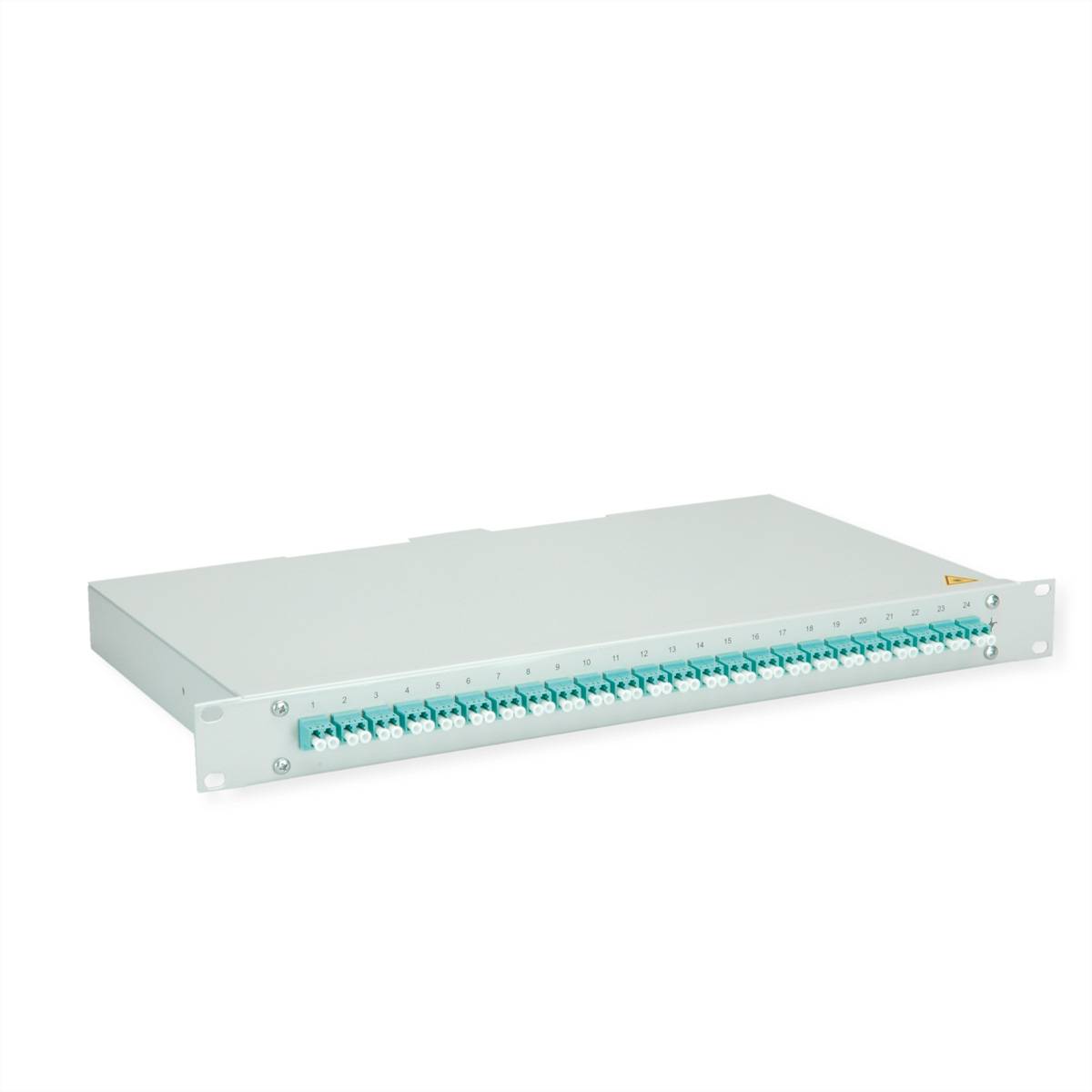 Teleg&auml;rtner BASIS eco LWL-Panel mit Kupp Glasvezel 1 HE Grijs