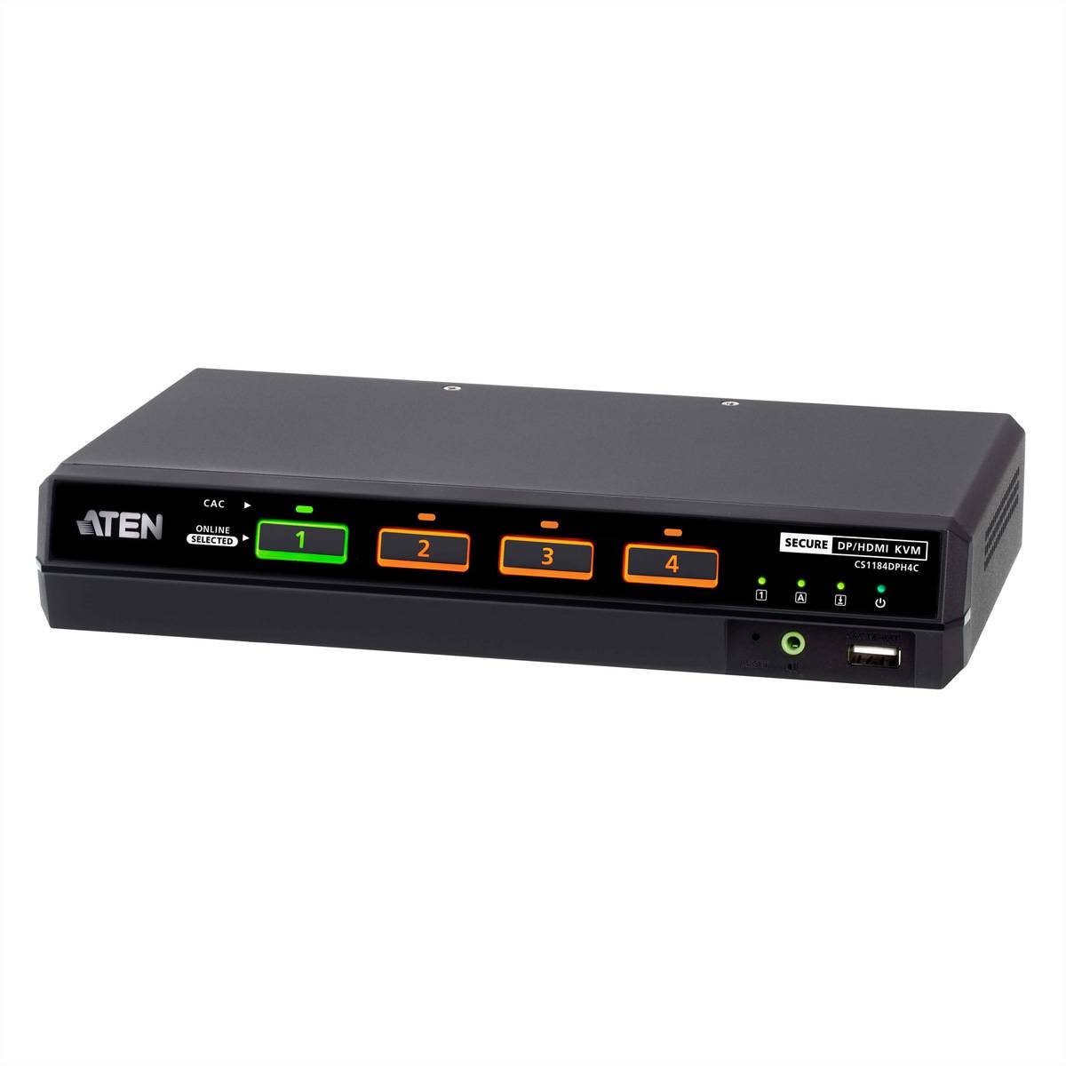 ATEN ATEN CS1184DPH4C 4-Port USB 5K DP/HDMI, prepínač KVM-0