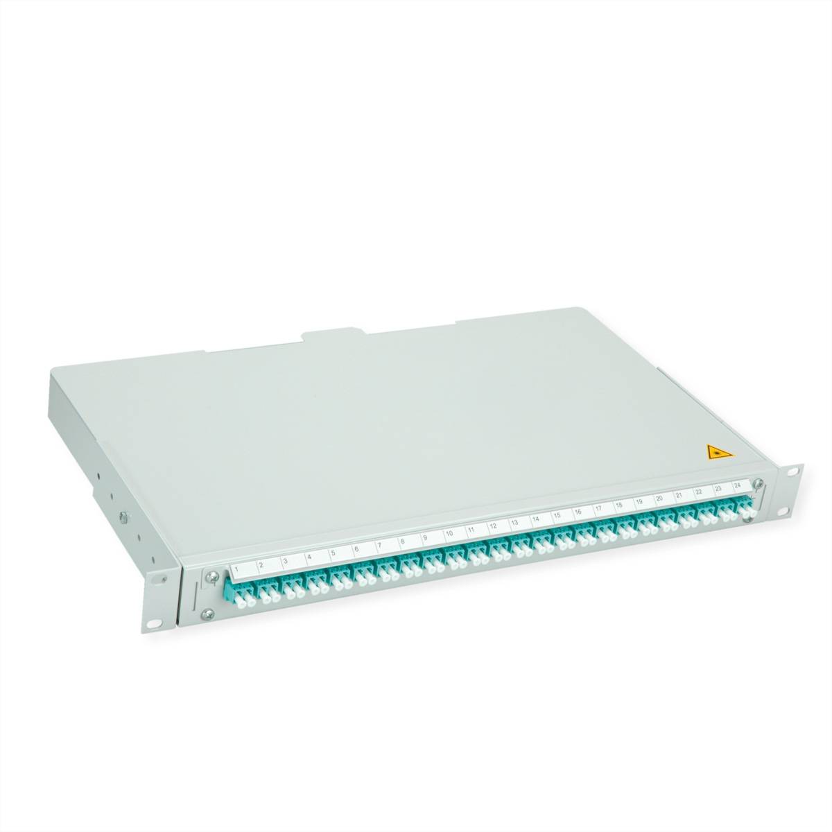 Teleg&auml;rtner BASIS V LWL-Panel mit Kupplu Glasvezel 1 HE Grijs
