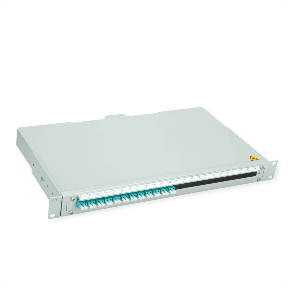 Teleg&auml;rtner BASIS V LWL-Panel mit Kupplu Glasvezel 1 HE Grijs