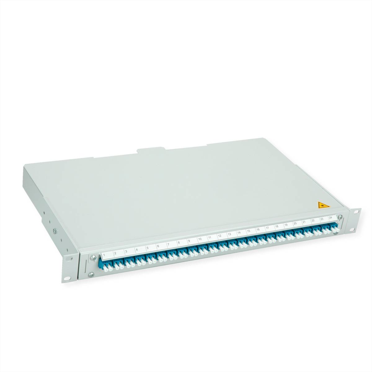 Teleg&auml;rtner BASIS V LWL-Panel mit Kupplu Glasvezel 1 HE Grijs