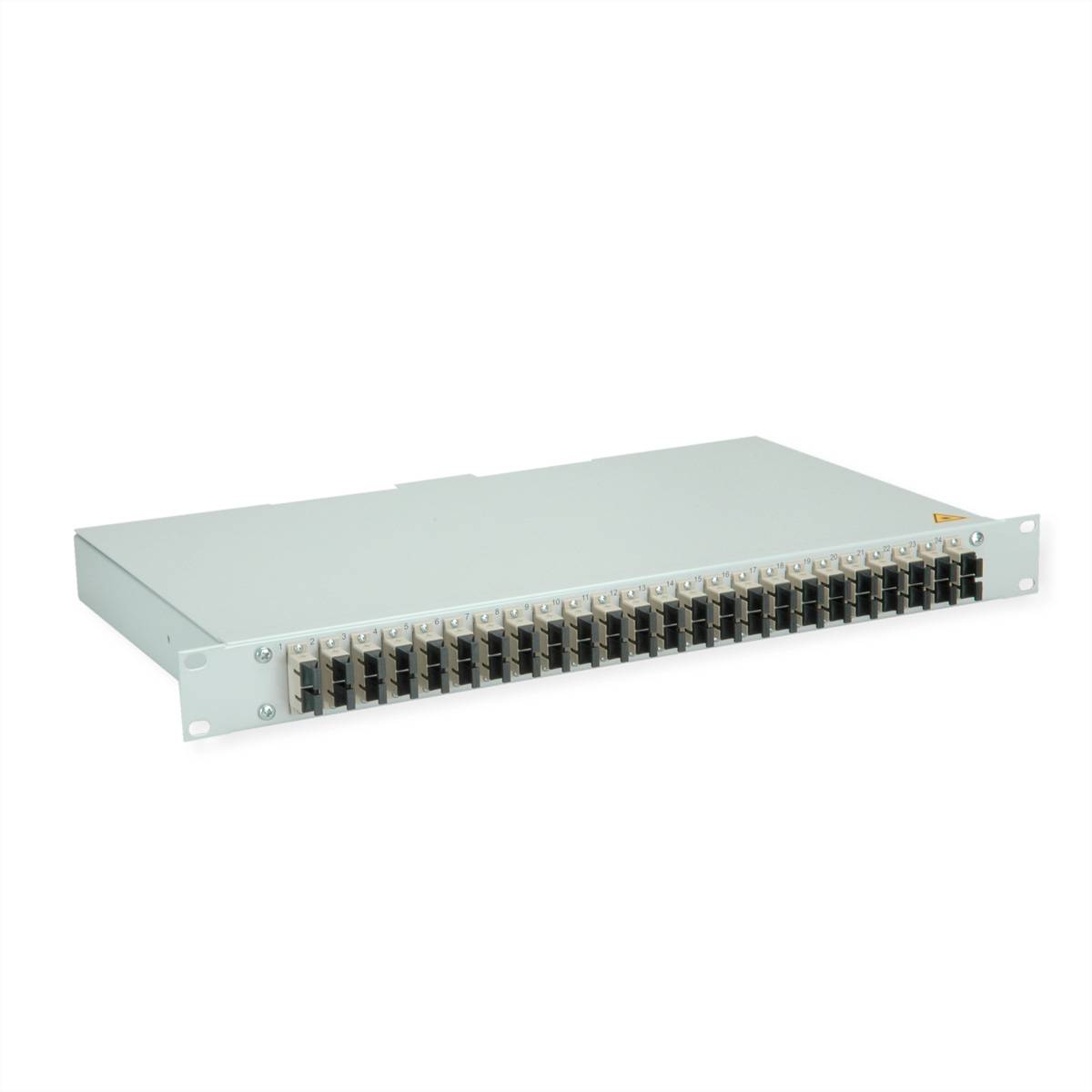 Teleg&auml;rtner BASIS eco LWL-Panel mit Kupp Glasvezel 1 HE Grijs