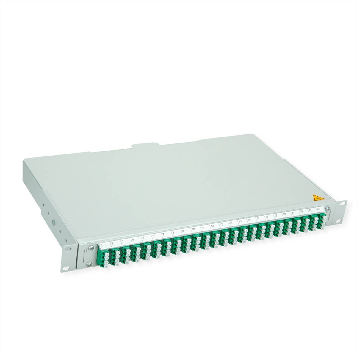 Teleg&auml;rtner BASIS V LWL-Panel mit Kupplu Glasvezel 1 HE Grijs