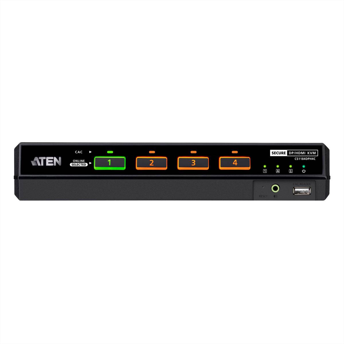 ATEN ATEN CS1184DPH4C 4-Port USB 5K DP/HDMI, prepínač KVM-2