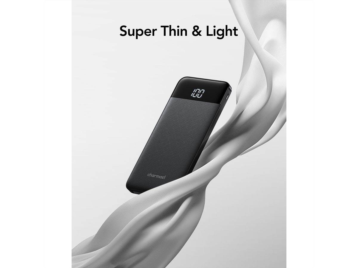 Charmast CHARMAST Powerbank W1056 10000mah black powerbanka čierna-6