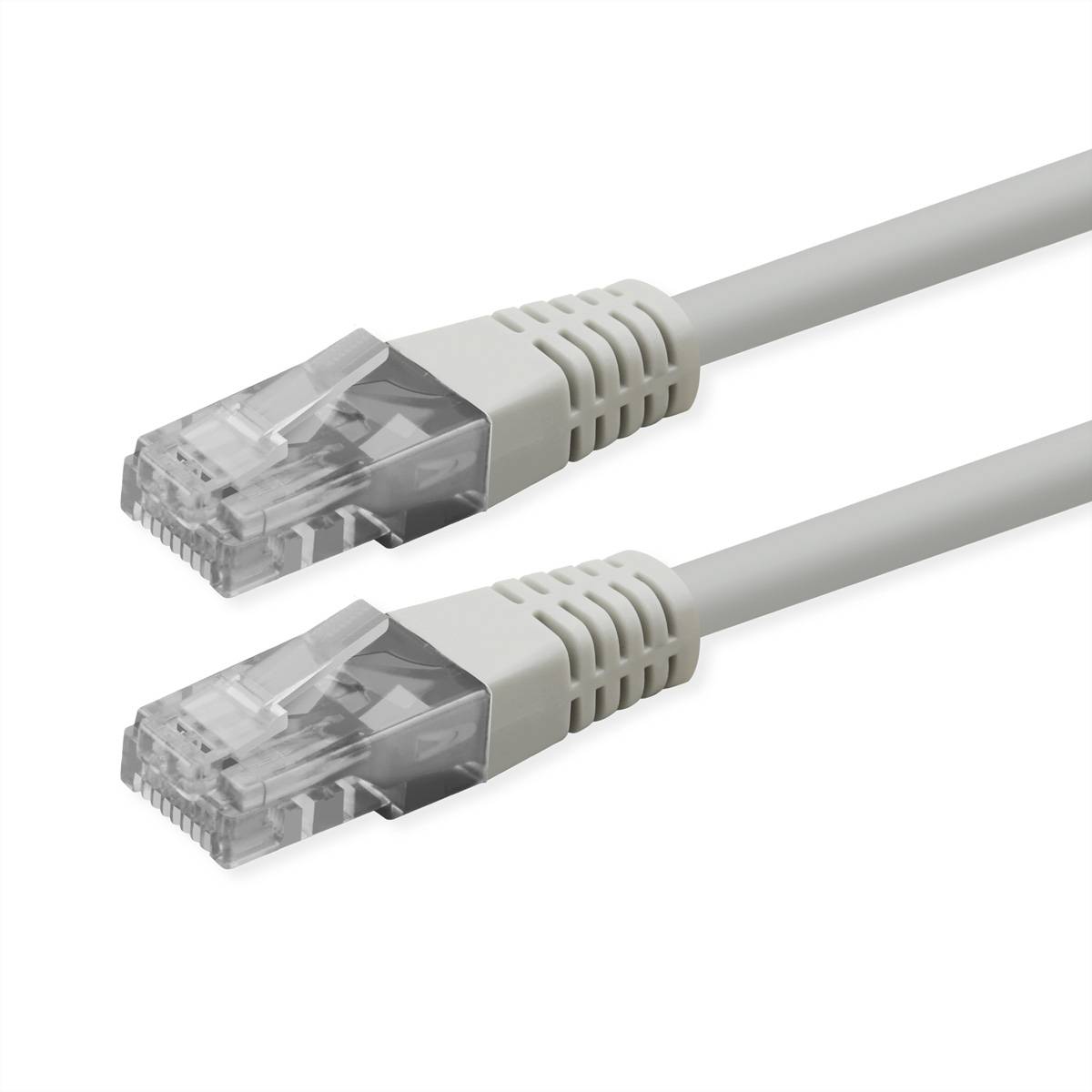 Roline 21.51.1546 RJ45 sieťové káble, prepojovacie káble CAT 6 U/UTP 2 m biela netienený 1 ks-0