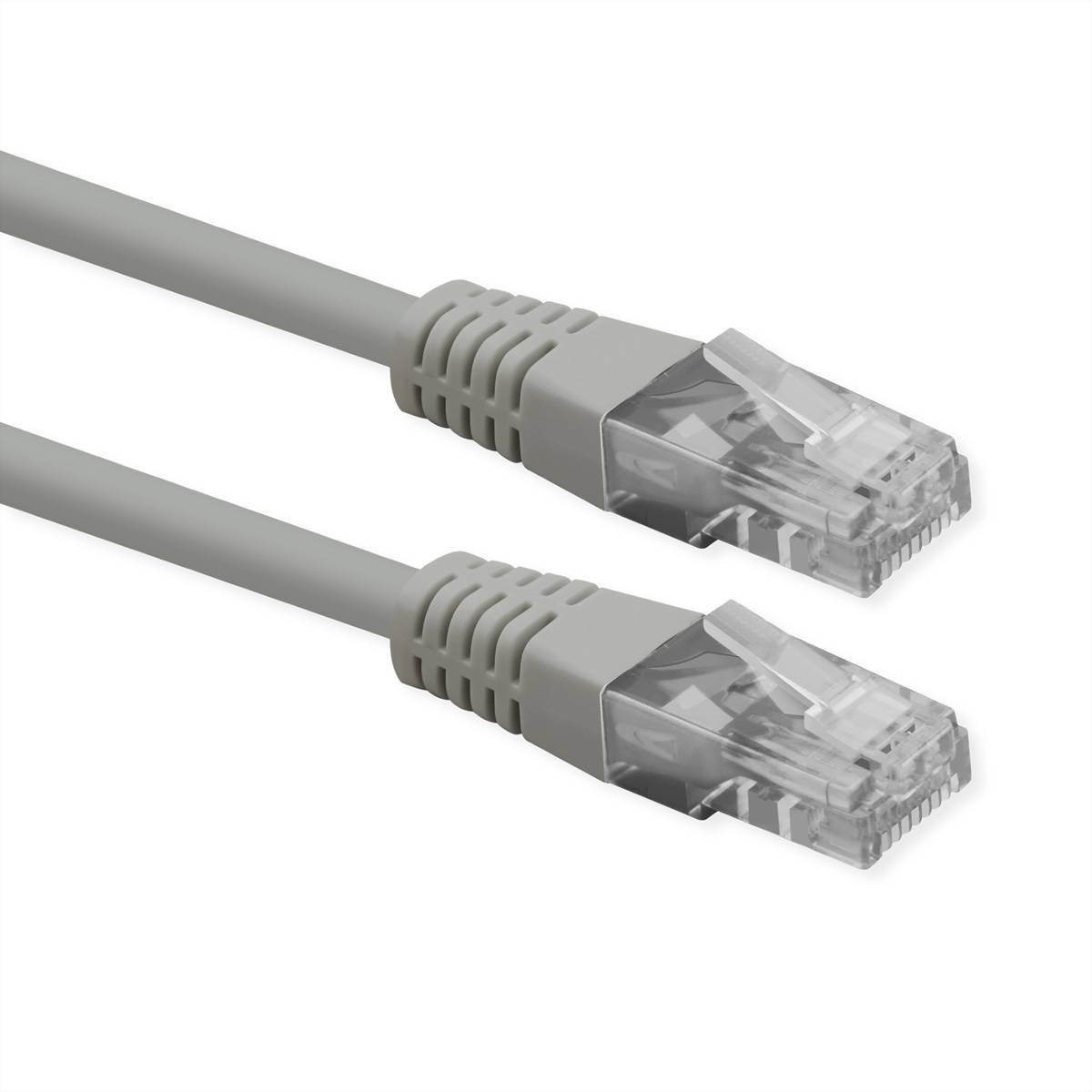 Roline 21.51.0945 RJ45 sieťové káble, prepojovacie káble CAT 6 U/UTP 15.00 m sivá netienený 1 ks-2
