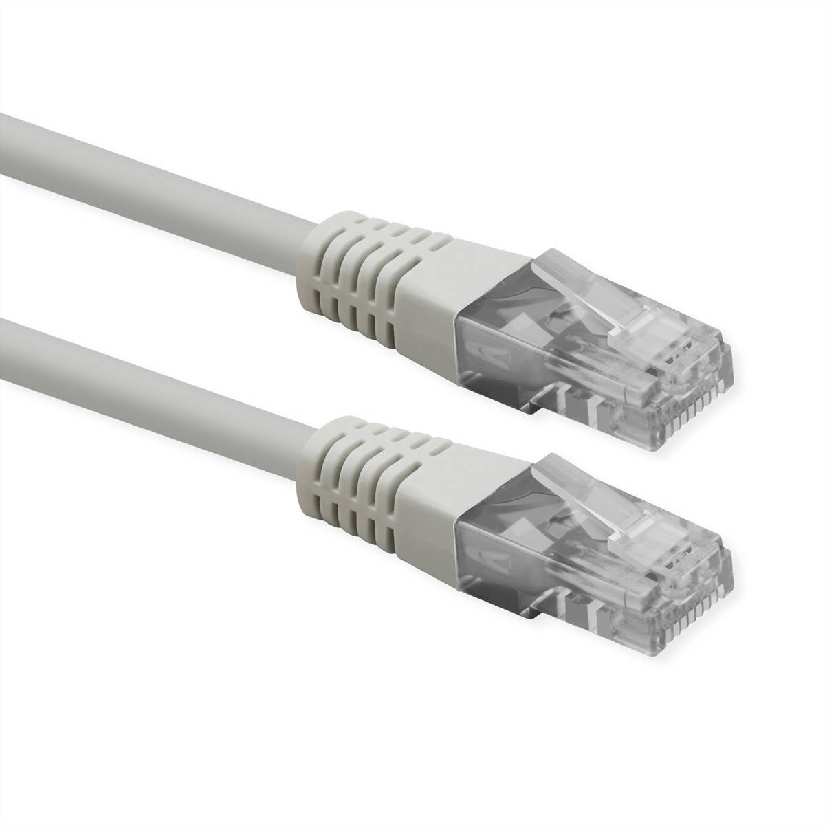 Roline 21.51.1546 RJ45 sieťové káble, prepojovacie káble CAT 6 U/UTP 2 m biela netienený 1 ks-2