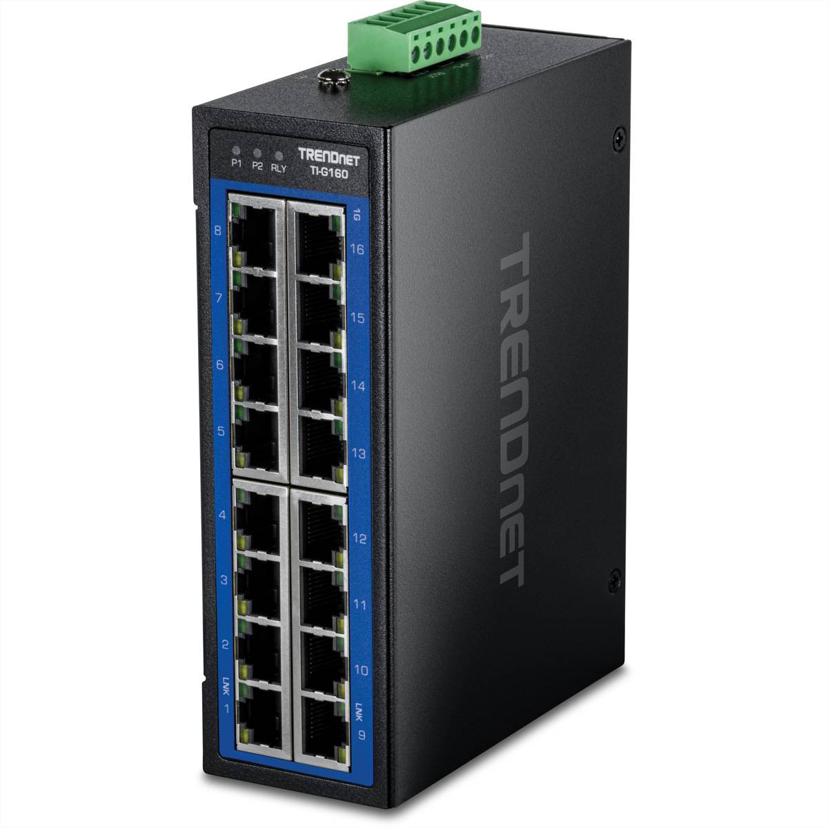 TrendNet TI-G160  TI-G160 16-Port Gigabit Switch Netwerk switch