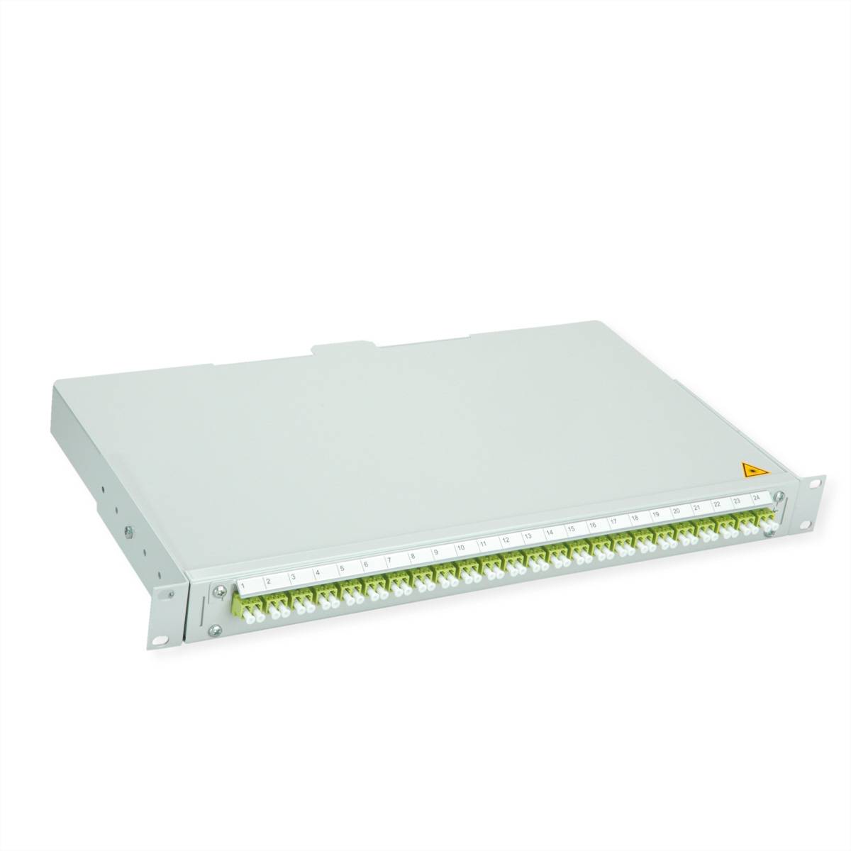 Teleg&auml;rtner BASIS V LWL-Panel mit Kupplu Glasvezel 1 HE Grijs