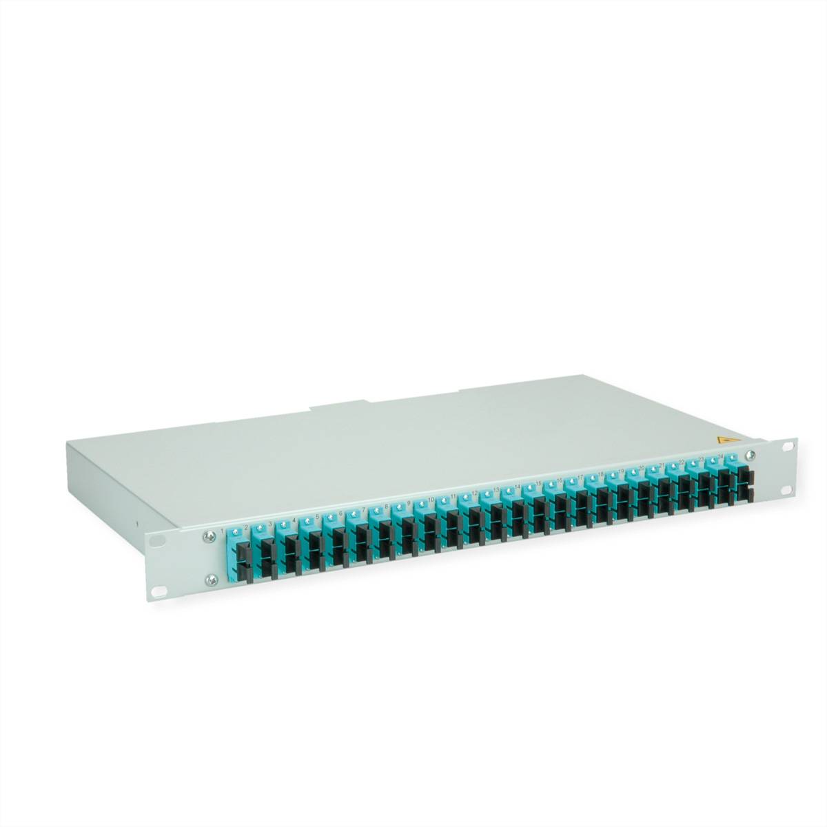 Teleg&auml;rtner BASIS eco LWL-Panel mit Kupp Glasvezel 1 HE Grijs
