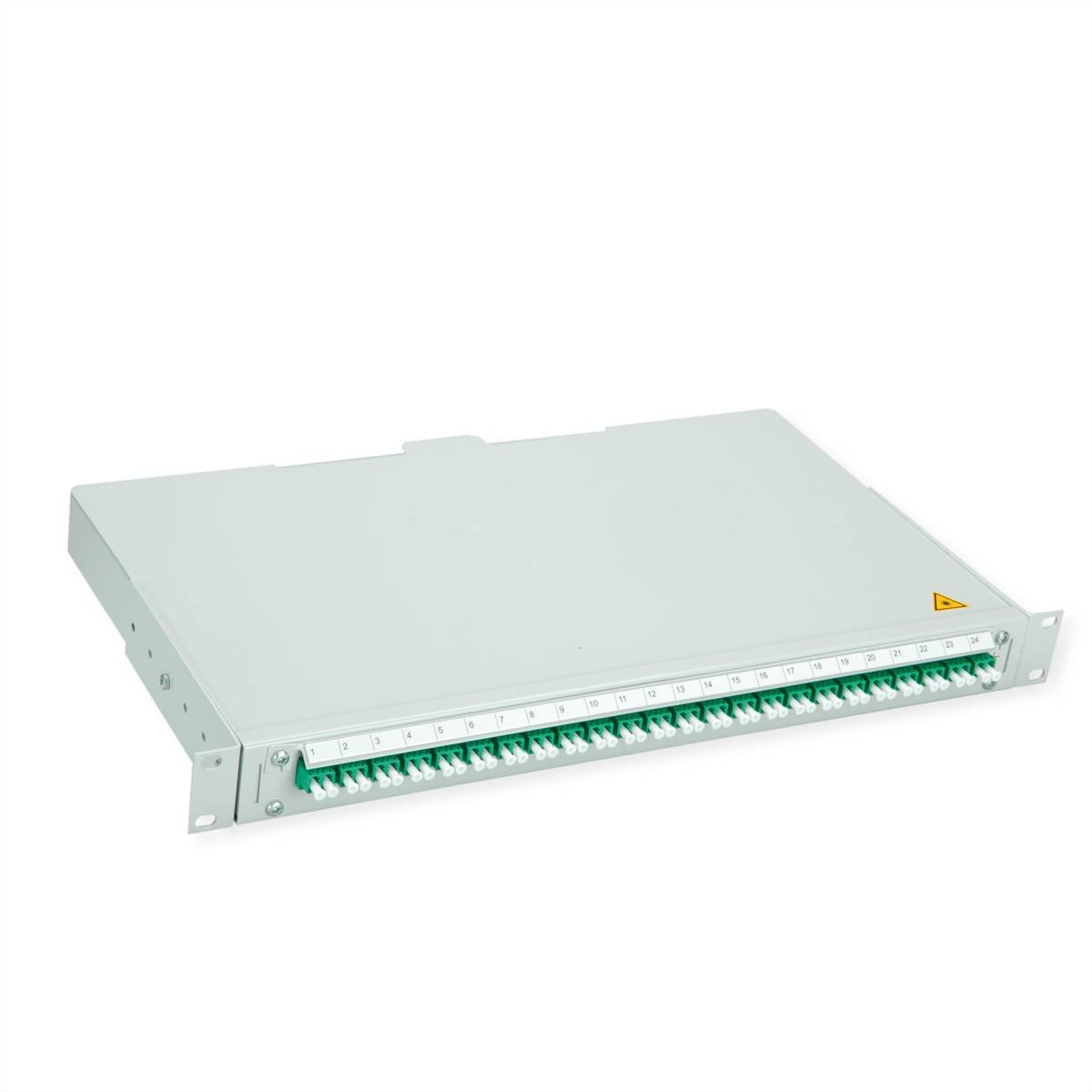 Teleg&auml;rtner BASIS V LWL-Panel mit Kupplu Glasvezel 1 HE Grijs