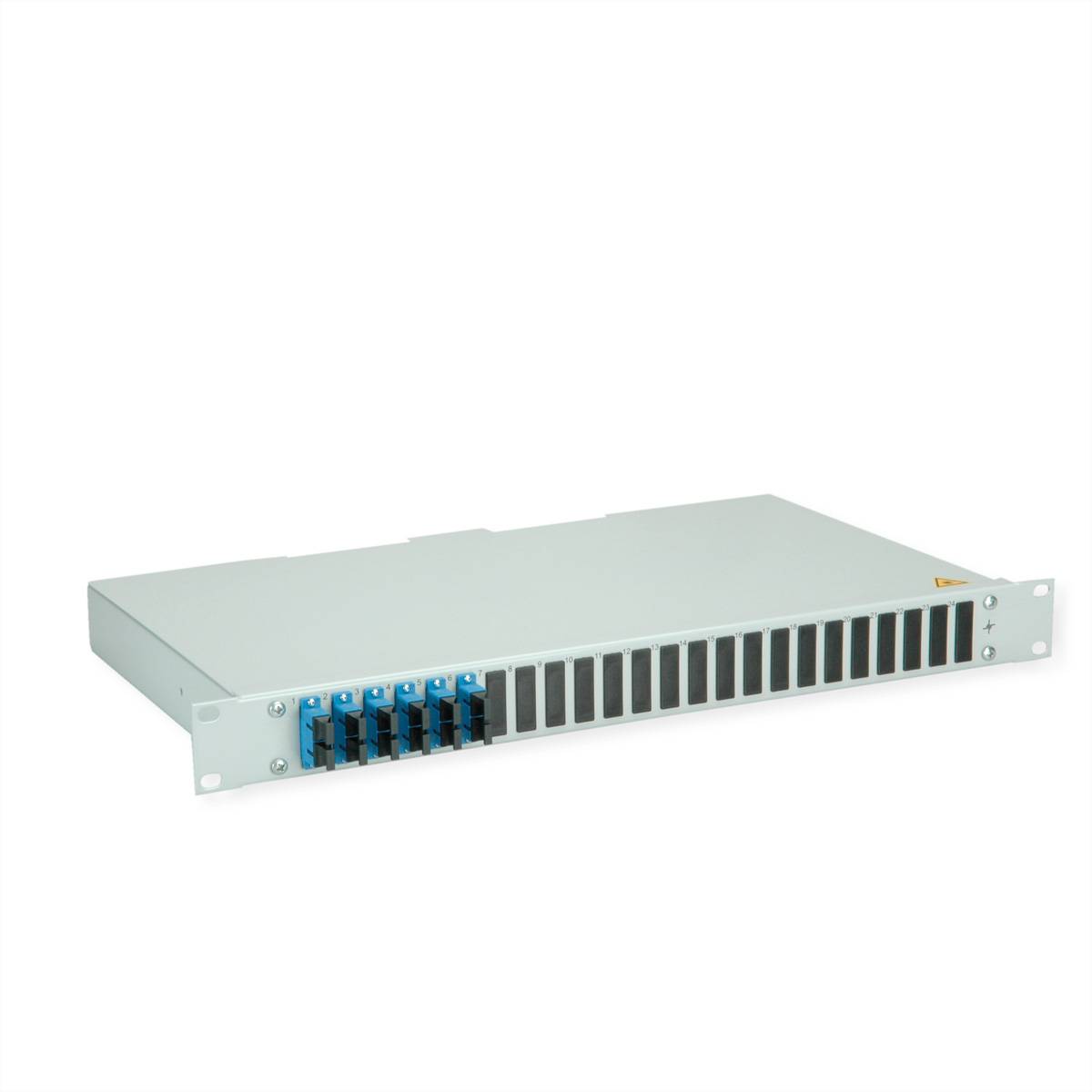 Teleg&auml;rtner BASIS eco LWL-Panel mit Kupp Glasvezel 1 HE Grijs