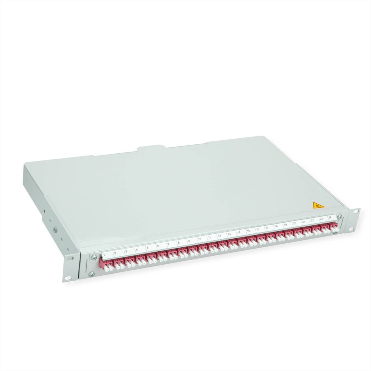 Teleg&auml;rtner BASIS V LWL-Panel mit Kupplu Glasvezel 1 HE Grijs