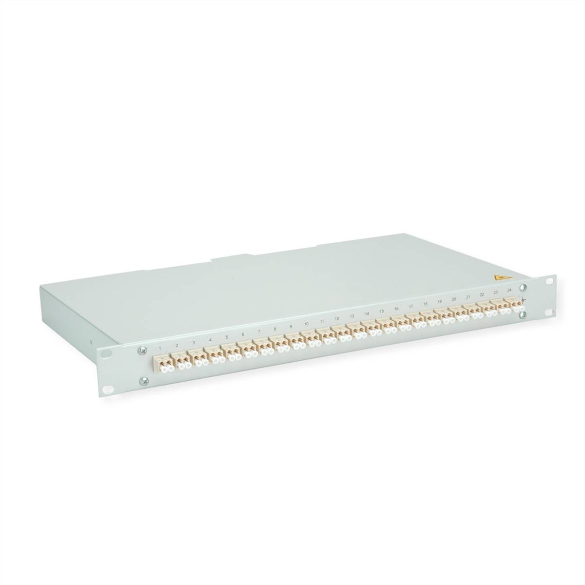 Teleg&auml;rtner BASIS eco LWL-Panel mit Kupp Glasvezel 1 HE Grijs
