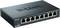 'D-Link Gigabit Switch DGS-108 s ôsmimi ethernetovými portami a zeleným indikátorom na prednej strane.'