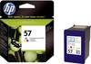 HP Ink 57 originál zelenomodrá, purpurová, žltá C6657AE atramenty