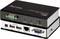 USB KVM predlžovač od spoločnosti ProXime, model CE700AL, zobrazuje prednú a zadnú stranu. Sú viditeľné porty pre VGA, USB, vzdialený vstup/výstup (Remote I/O) a AUTO/LOCAL.