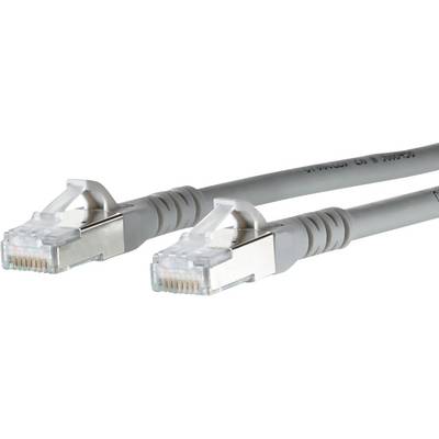 Dva sivé ethernetové káble s RJ45 konektormi, ktoré sa používajú na sieťové pripojenia v počítačových sieťach.