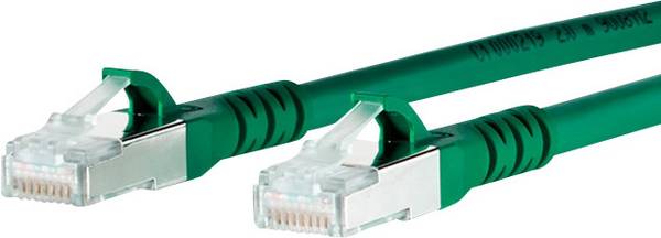 Metz Connect 1308453055-E RJ45 sieťové káble, prepojovacie káble CAT 6A S/FTP 3.00 m zelená s ochranou 1 ks