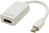 LogiLink CV0036A DisplayPort / HDMI adaptér [1x mini DisplayPort zástrčka - 1x HDMI zásuvka] biela 10.00 cm