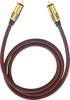 cinch audio prepojovací kábel [1x cinch zástrčka - 1x cinch zástrčka] 3.00 m bordó pozlátené kontakty Oehlbach NF Sub