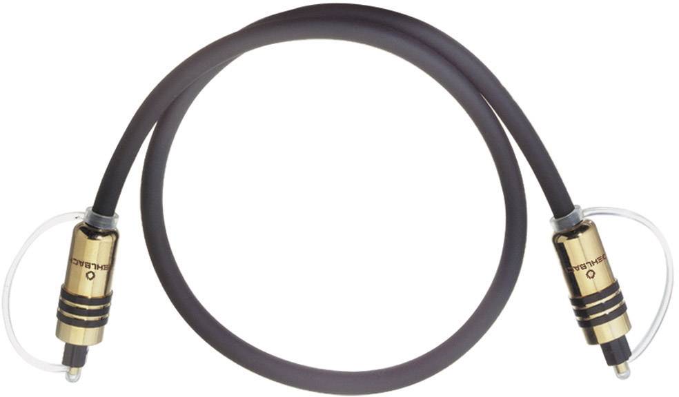 Oehlbach 6083 Toslink Digital lyd Tilslutningskabel [1x Toslink-stik (ODT) - 1x Toslink-stik (ODT)] 3.00 m Grå forgyldte stik