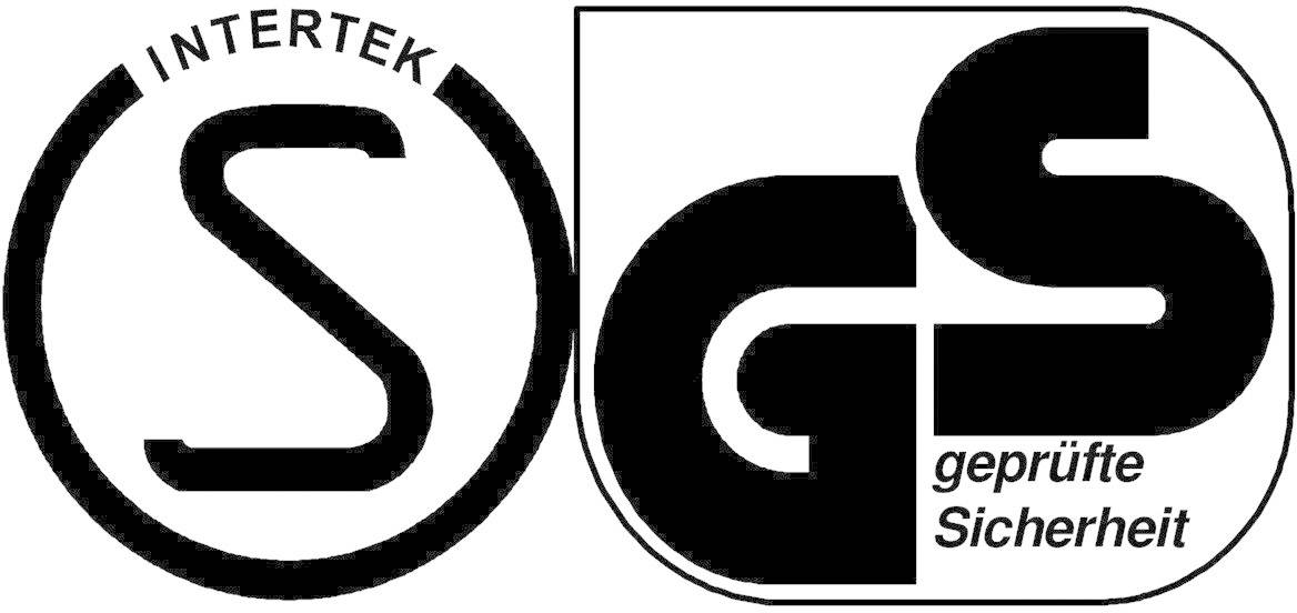Značky 'Intertek' a 'overená bezpečnosť (GB)' označujú overené bezpečnostné štandardy pre produkty.