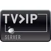 Logo s nápisom 'TVIP Server' a symbolom satelitu.