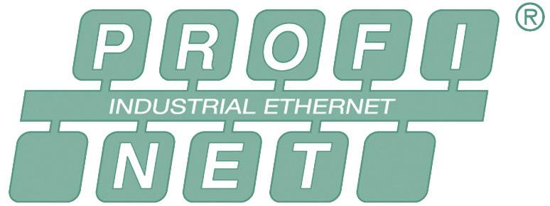 'PROFINET PRIEMYSELNÝ ETHERNET' v zelenej farbe, so symbolmi znázorňujúcimi štruktúru siete.