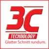 Logo spoločnosti 3C Technology s červeným textom 'Hladký rez všade okolo.' na bielom pozadí.