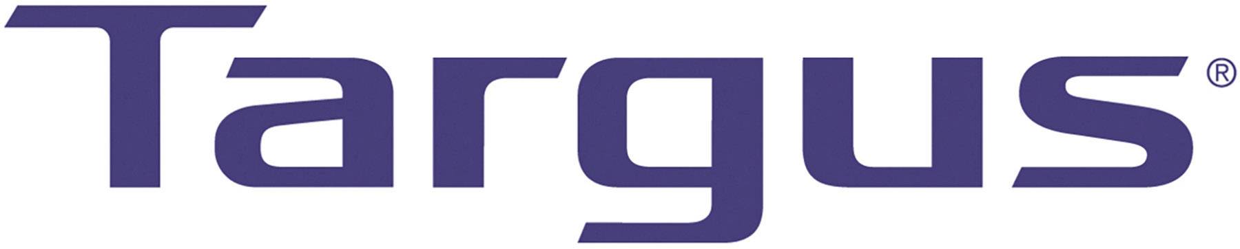 Logo so zápisom 'Targus' vo fialovej farbe na bielom pozadí.