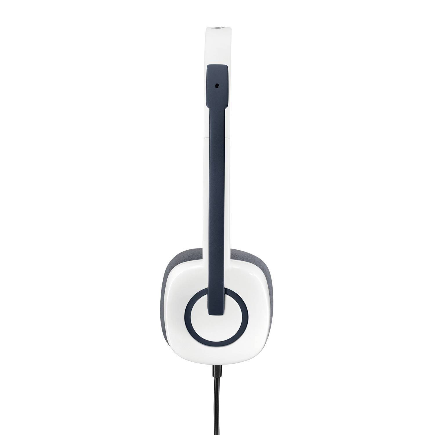 Stereo naglavne slušalke z mikrofonom Logitech H150, bele barve 981-000350-9