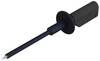 SKS Hirschmann PRUEF 1600 Au črna testna konica z 2 mm vtičnico, CAT III, 1000 V 975017700